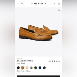 Tory Burch Coconut  Loafers